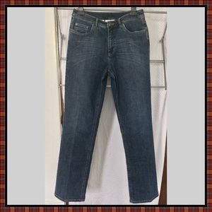 Talbots boot cut stretch denim blue jeans sz 6